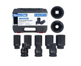 Set chei tubulare de impact in 12 puncte, 1 / 2", Cr-Mo, 8 bucati, Geko G10507