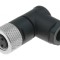 Conector M8 4 Pini 90&deg; pe Cablu Mufă