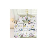 Cumpara ieftin Lenjerie de Pat Bumbac Finet, 1 Persoana , 4 Piese- JOJ311