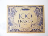 Rara! Franta 100 Francs 1946 aUNC editie scolara Chambery,bancnota din imagini la cel mai mic pret
