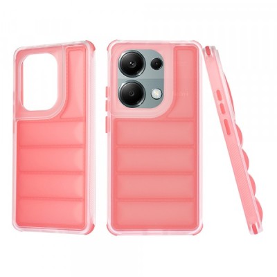 Husa pentru Xiaomi Redmi Note 13 Pro 4G / Poco M6 Pro 4G, Techsuit, Wave Shield, Rosie foto