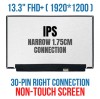Display Laptop Lenovo, ThinkBook 13s G2 Type 20WC, 5D10W46487, 5D10W46488, 5D11B38526, M133NW4J R0, B133UAN01.0, 13.3 inch, FHD, 1920x1200, IPS, conec, Dell