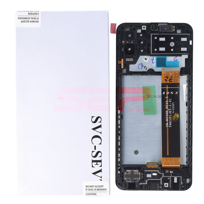 LCD+Touchscreen cu Rama Samsung Galaxy A13 2022 / A137 BLACK Original Service Pack