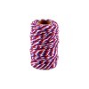 Snur rasucit bicolor Crisalida, diametru 2 mm, lungime 18 m, Albastru