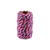 Snur rasucit bicolor Crisalida, diametru 2 mm, lungime 18 m, Albastru