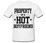 Cumpara ieftin Tricou &quot; Property of a hot boyfriend &quot;