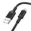 Cablu Date si Incarcare USB-A - microUSB Borofone BX111 Feliz, 18W, 1m, Negru