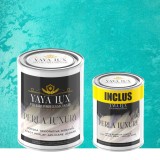 Vopsea Decorativă Perla Luxury Turcoaz Deschis| Pachet 3L (2L + 1L) cu fulgi perlați-Toro Decor