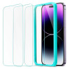 Folie pentru iPhone 14 Pro Max (set 3) - ESR Tempered Glass - Clear