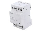 Contactor 4 poli 63A 24V AC/DC FINDER pentru șină DIN IP20