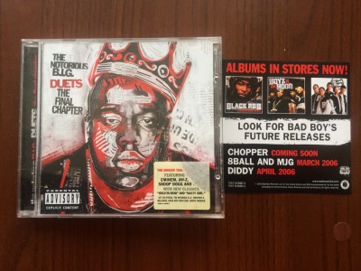 notorious b.i.g. duets the final chapter cd disc muzica hip hop gangsta rap NM foto