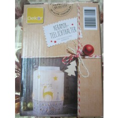 Ornament ceramic pentru Craciun, Dekor