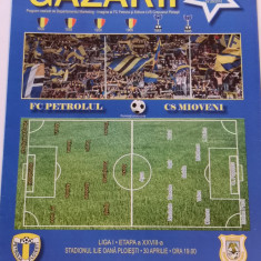 Program meci fotbal PETROLUL PLOIESTI - CS MIOVENI (30.04.2012)