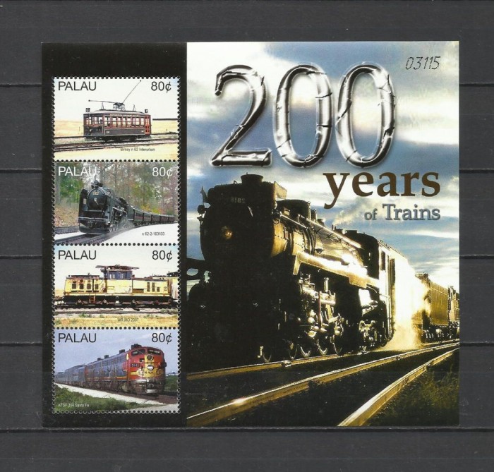 PALAU 2004 TRANSPORT TRENURI LOCOMOTIVE