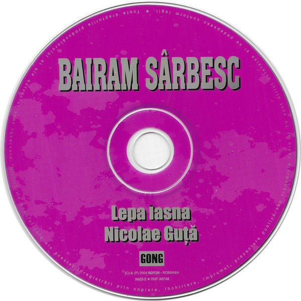 CD Bairam S&acirc;rbesc , original, fara coperti