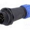 Mufă SP13 tată PIN: 5 IP68 5A 180V WEIPU