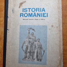 manual - istoria romanilor - pentru clasa a 8-a - din anul 1975