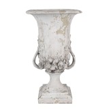Cumpara ieftin Ghiveci flori polirasina alb vintage &Oslash; 30x46 cm