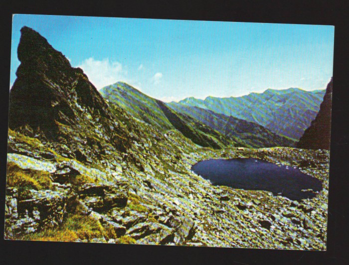 CPIB 19764 CARTE POSTALA - TURNUL LACULUI, 2215m SI CALDAREA CALTUNULUI, FAGARAS