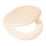 Cumpara ieftin Capac pentru WC, cu burete, crem