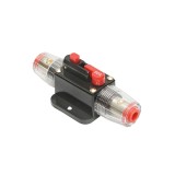 Siguranta automata cu buton Reset 80A Breckner Germany, DC max 32V, dimensiuni 4.2 x 10 x 42 mm