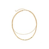 Colier ALDO auriu, LOVECHAIN 710, din metal