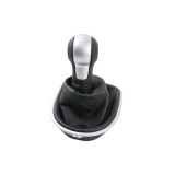 Nuca schimbator viteze cu manson, Emzone, Plastic/Piele ecologica, Compatibil cu Seat, 5 viteze,