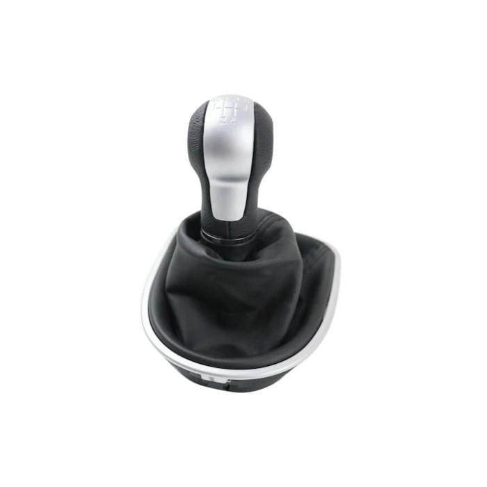 Nuca schimbator viteze cu manson, Emzone, Plastic/Piele ecologica, Compatibil cu Seat, 5 viteze,