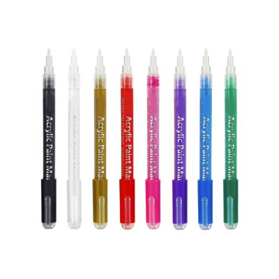 Kit Marker Acrilic 8buc Laloo foto