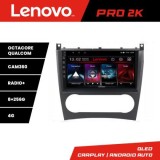 Navigatie Mercedes Clasa C W203 facelift Lenovo Kit-093 cu Android Radio Bluetooth Internet 8 core QLED 2K 8+256 360GB CarStore Technology