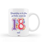 Cana alba personalizata &quot;Bineinteles ca le stiu pe toate, am 18 ani!&quot;, INOVATIX&reg;. 330ml, Oem