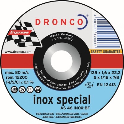 Disc debitat inox SPC, AS 64 T 125 x 1.6 x 22.23 mm foto