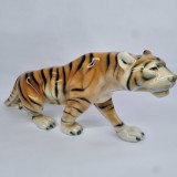 Tigru - Bibelou portelan vechi, vintage ROYAL DUX - CEHOSLOVACIA