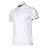 Tricou Bumbac Polo / Alb - 2xl