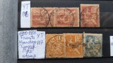 1900-1901 Franta Mouchon tipograf. Tip II -stamp., Stampilat