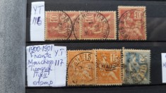 1900-1901 Franta Mouchon tipograf. Tip II -stamp.