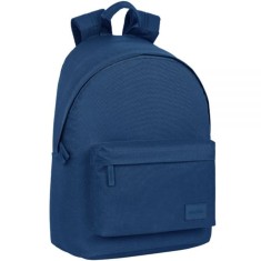 Rucsac cu buzunar laptop, tableta, Safta, Basic, Navy Blue, 31 x 41 x 16 cm
