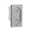 Priza simpla standard europran 1M Schneider Noua Unica aluminiu NU303130