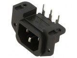 Conector Alimentare AC 10A 250V IEC 60320 GSP1