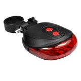 Licurici, 5 LED, 2 raze laser, pentru bicicleta, Oem