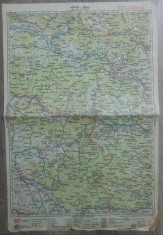 Lugoj// harta lito 1927, M. D. Moldoveanu foto