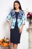 Sacou dama elegant Aqua - 46Marimea, Yves