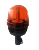 72 LED Lumina de avertizare Stroboscopica Girofar Lampa Galben 135mm 12V 24V