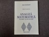 MIHAI POSTOLACHE ANALIZA MATEMATICA ED 2000