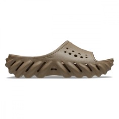 Papuci Crocs Echo Slide Maro - Tumbleweed foto