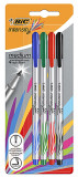 Bic Set 4 Fineliner Albastru Negru Rosu Verde 810858