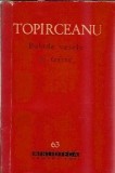 Balade vesele si triste George Topirceanu editura pentru literatura 1961 coperta cartonata editie colectie poezie literatura romana