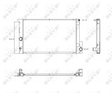 NRF 53763 Radiator, racire motor