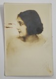 STUDIO T. BARASCHI , BUCURESTI , MAGDA DEMETRESCU , MISS ROMANIA 1929 , CARTE POSTALA ILUSTRATA