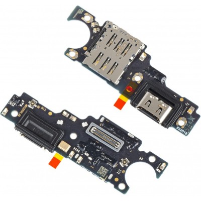 Placa cu Conector Incarcare - Microfon - Modul Cititor SIM Honor X7d 5G / 400 Smart 5G, Service Pack 0235AQTF foto